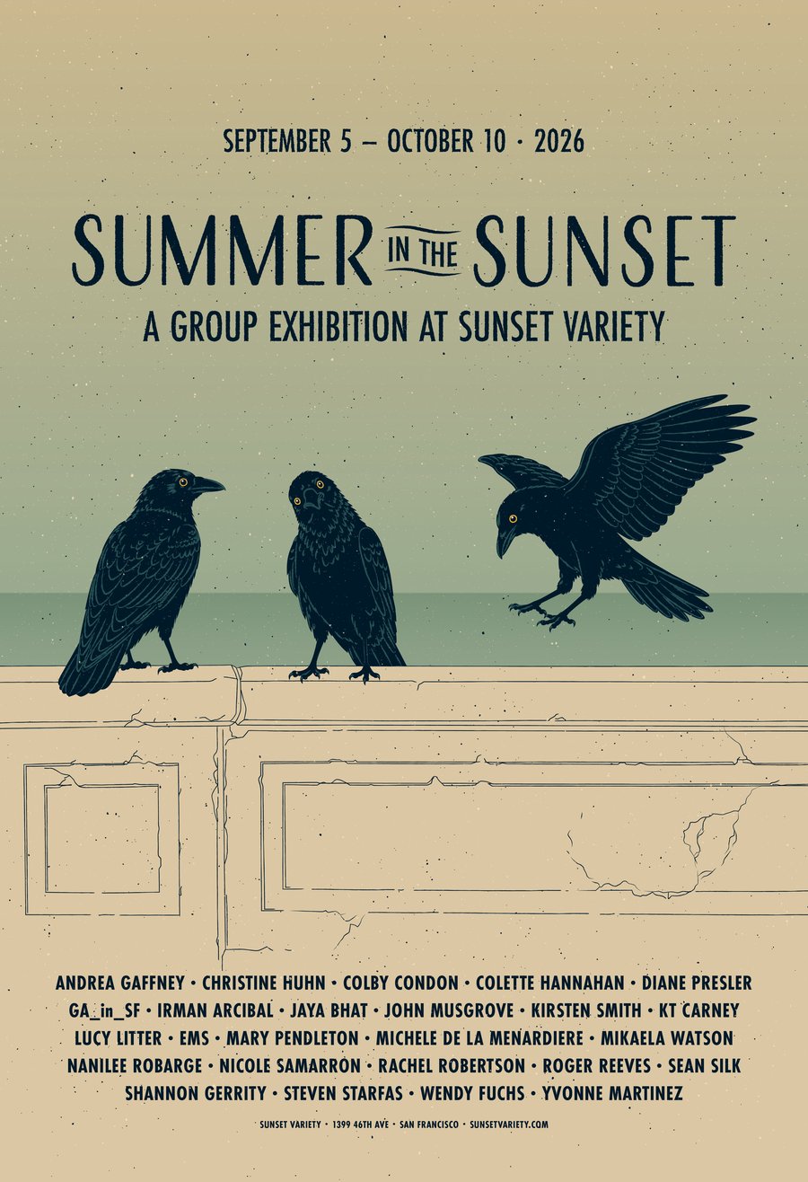 Summer in the Sunset, a group exhibition at Sunset Variety, September 5 to October 10, 2026